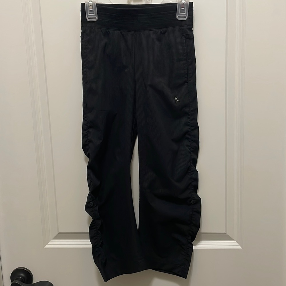 Danskin Now girls size xs 4/5 black wind pants
